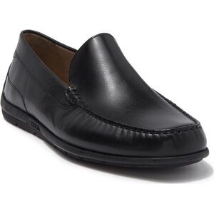 ECCO Classic Moc II Black Leather Driving Shoes Size 10/10.5 (44)